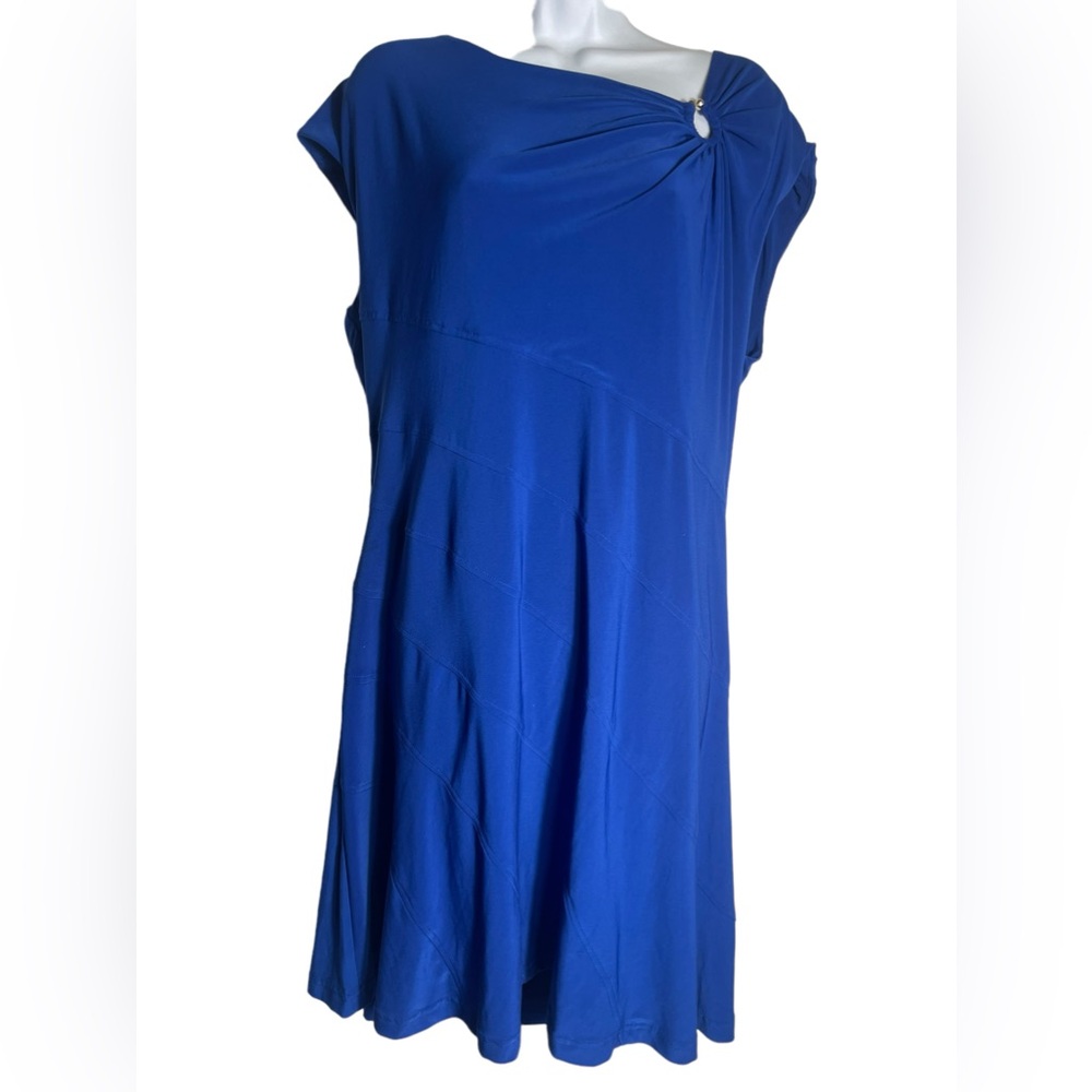 New Jones New York dress size 18 stunning royal blue sapphire‎ blue dress 💙